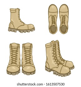 6,650 Military boots Stock Vectors, Images & Vector Art | Shutterstock