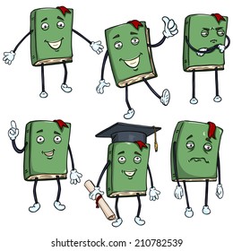 Vector Set of Cartoon Characters -  Lively Books.