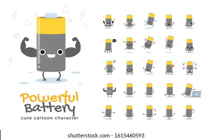 Cartoon Battery Images, Stock Photos & Vectors | Shutterstock