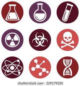 Vector Set of Chemistry Icons