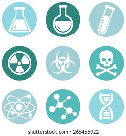 Vector Set of Chemistry Icons.