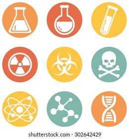 Vector Set of Chemistry Icons.