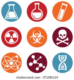 Vector Set of Chemistry Icons.