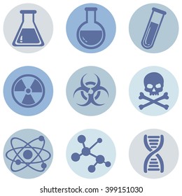 Vector Set of Chemistry Icons.