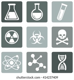 Vector Set of Chemistry Icons.