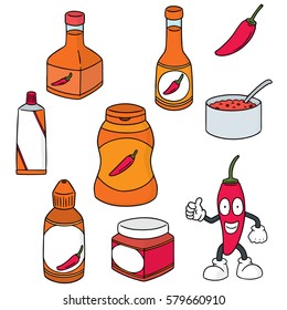 vector set of chilli product