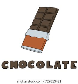 vector set of chocolate