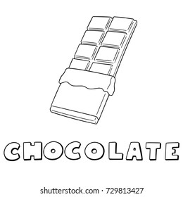 vector set of chocolate