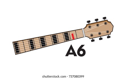Vector Set. Chord diagram. Tab. Tabulation. Tablature. Finger Chart. Basic Guitar Chords. Guitar Lesson.