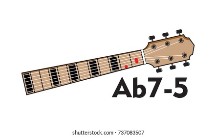 Vector Set. Chord diagram. Tab. Tabulation. Tablature. Finger Chart. Basic Guitar Chords. Guitar Lesson.