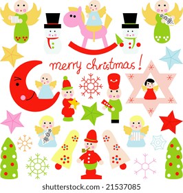 vector set of christmas 27