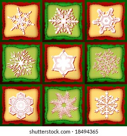 Vector set of Christmas decoration