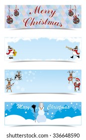 vector set of Christmas greetings