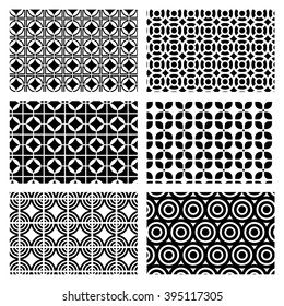 Vector set of circular patterns