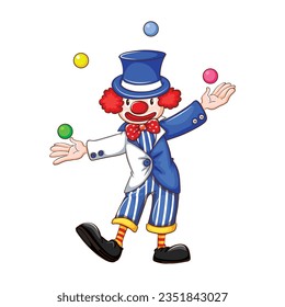 
vector set of circus characters and amusement park 