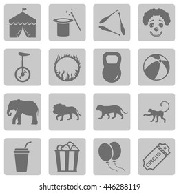 Vector Set of Circus Icons