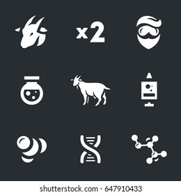 Vector Set of Cloning sheep Icons.