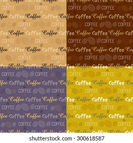 vector set from coffee backgrounds