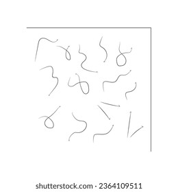 vector, set, colección, flecha, signo, elemento, negro, diseño, línea, símbolo, ilustración, doodle, dirección, gráfico, puntero, abstracto, dibujo, arte, abajo, arriba, aislado, curva, dibujo, forma, web