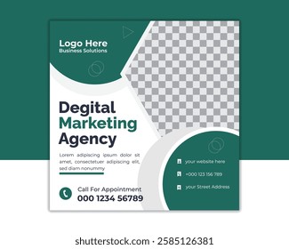 Vector set of collection Digital Marketing, for Flyer, Social Media Post or Banner Design