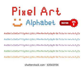 18,259 Pixel Art Alphabets Images, Stock Photos & Vectors | Shutterstock