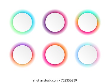 round banner images stock