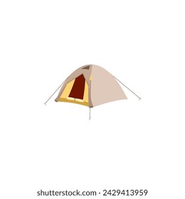 vector set of colorful tents for world scout day vector