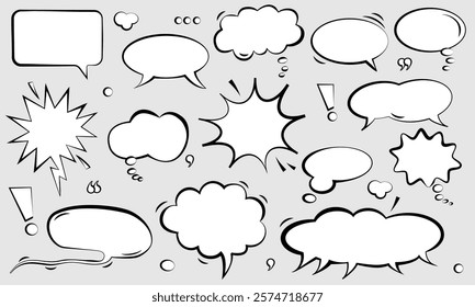 Vector Set of Communication Bubbles