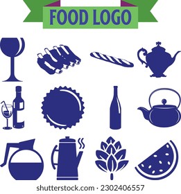 Vector set of cooking icons.
