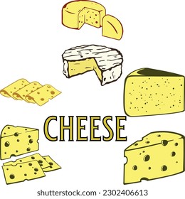 Vector set of cooking icons.
