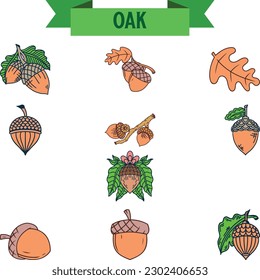 Vector set of cooking icons.
