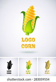 Vector set corn logo