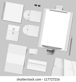 Vector set of corporate template design
