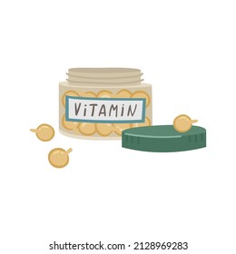 Vector set of cosmetics for face and body care. Beauty industry, home care.
