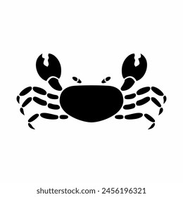Vector conjunto de siluetas, signos y símbolos de cangrejo