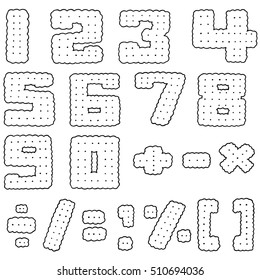 vector set of cracker number