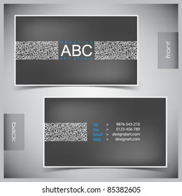 Vector set of creative business cards