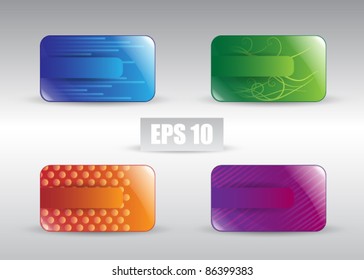 Vector Set of Creative Business Cards