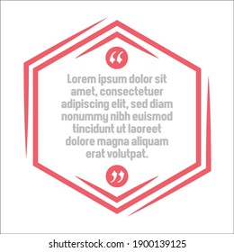 Vector set of Creative quote text template. Quote blank template. Quote bubble. frame of quotes. Print design. Quote form. Template vector set.