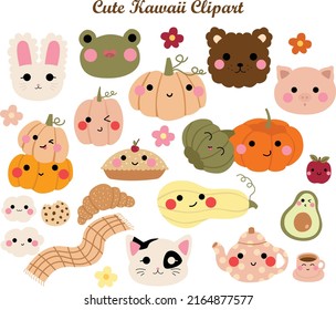 Vector set with cute exotic animals, leaves, flowers, fruits isolated on white background. Funny tropical birds and plants illustration. Bright flat picture for children. Jungle summer clip art