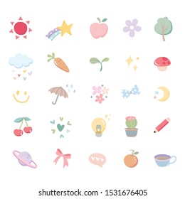 Vector Set of cute hand draw icons
