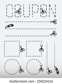 Vector set of cutlines