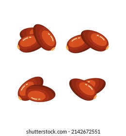 Vector set dates variants simple vector design