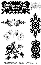 vector set of decorative elements