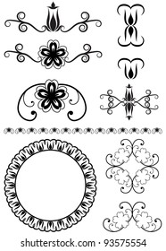 vector set of decorative elements