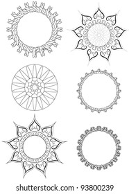 vector set of decorative elements
