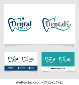 VECTOR SET Dental care logo Template