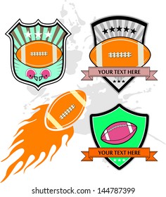 vector set : design of american football