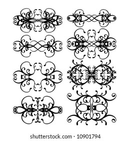 Vector set of design elements