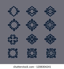 Vector set of design elements